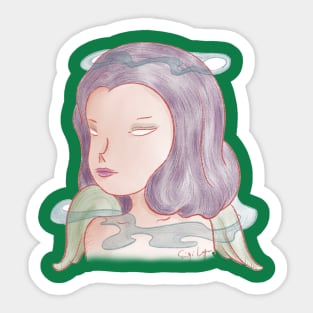 Angel foggy Sticker